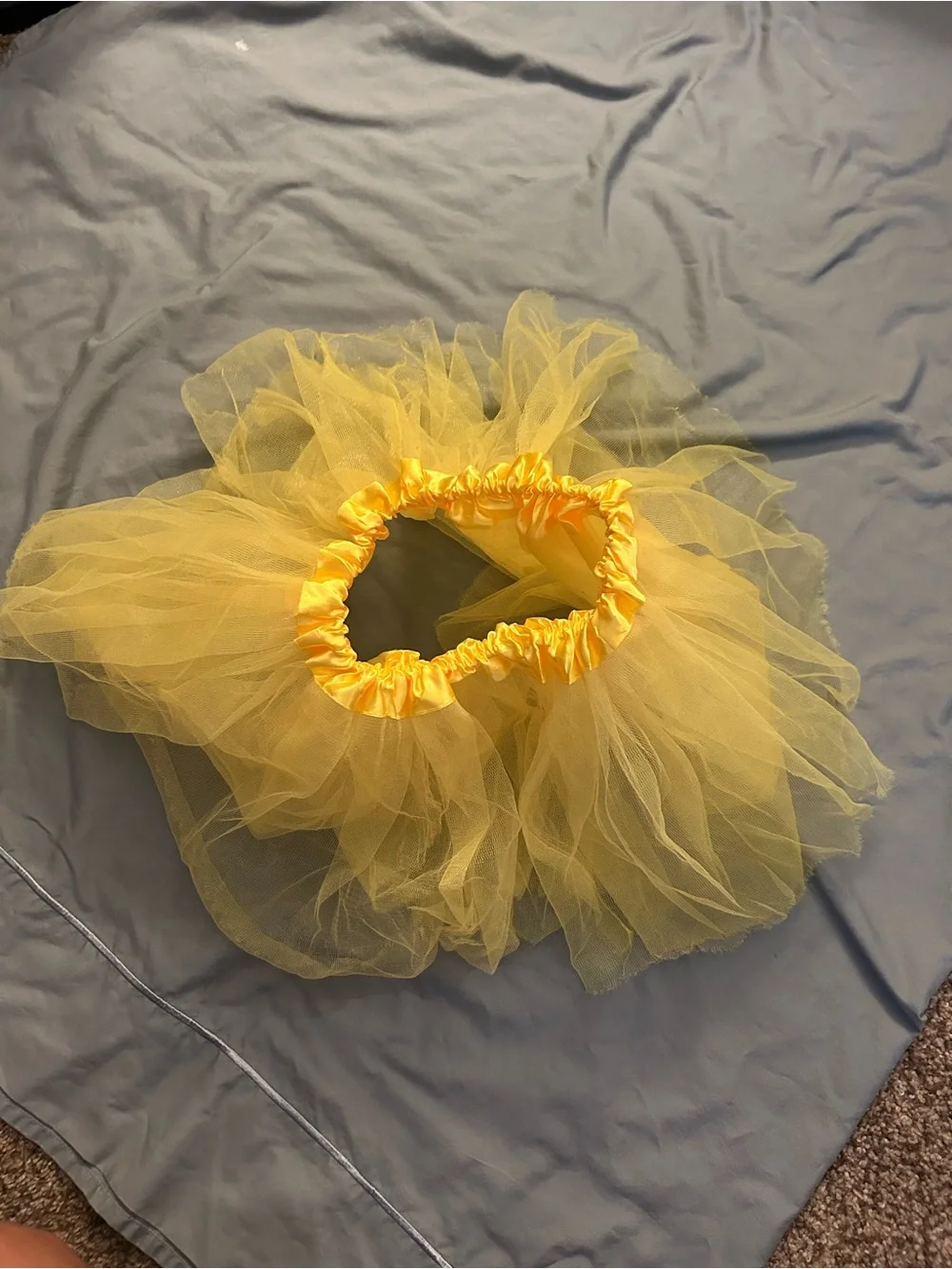 Yellow Tulle Kids Tutu Skirt